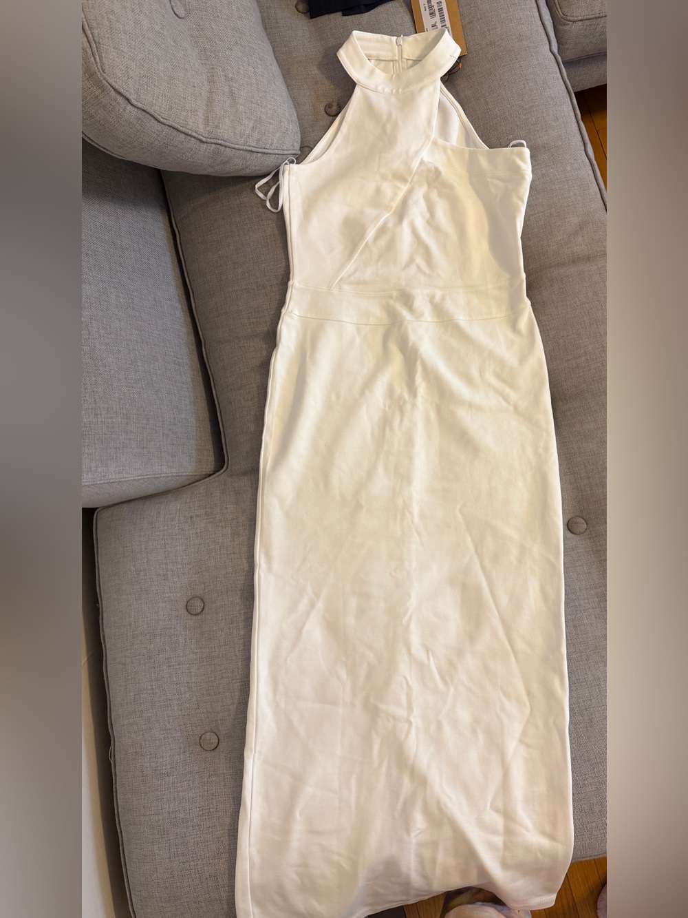 Marcella NYC  Women's off White  Sonata Bodycon Dress Size s